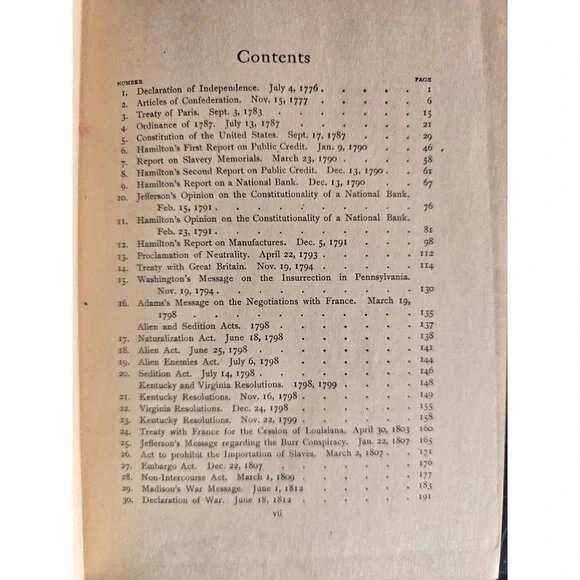 Select Documents of United States History 1776-1861 William M Macmillan 1909 - Picture 6 of 8